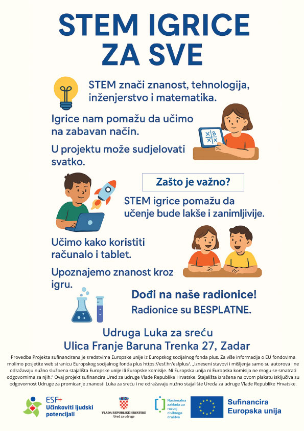 Informacije o projektu za osobe s poteškoćama